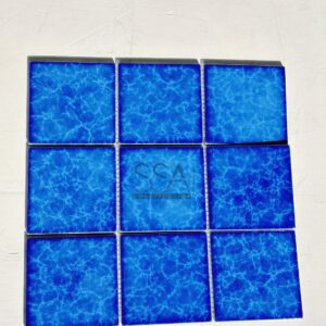 Porcelain Pool Tile-Sapphire Mosaic 3x3
