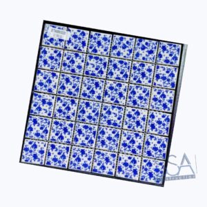 Blue and White Porcelain Mosaic
