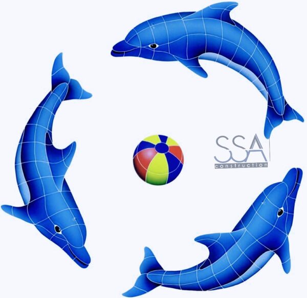 Dolphin Mosaic
