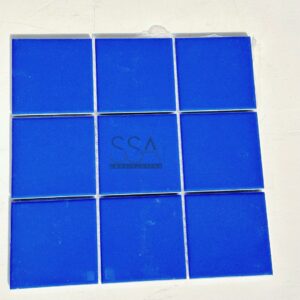 Cobalt Blue Porcelain Mosaic Pool Tiles