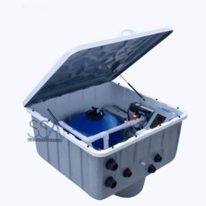 Filtration Powerhouse-BCG650 Filter + 1.5HP Pump + Chemical Feeder